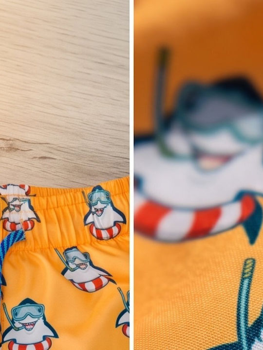 Crool Costum De Baie Pentru Copii Pantaloni Scurți De Înot Portocalii