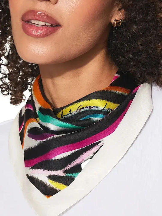 Kurt Geiger Women's Multicolour Silk Scarf