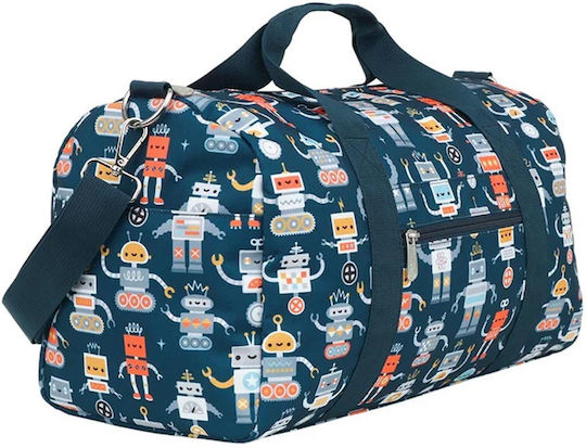 A Little Lovely Company Bag Sack Voyage 26lt Blue Fabric L46xW22.5xH25cm