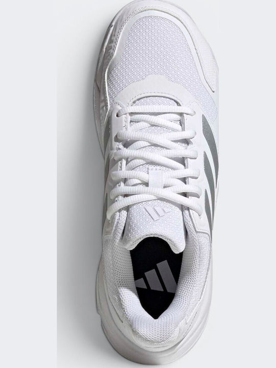 adidas Courtjam Control 3 Ftwr Дамски Обувки за Тенис Бели adidas Courtjam Control 3 Ftwr Дамски Обувки за Тенис Бели
