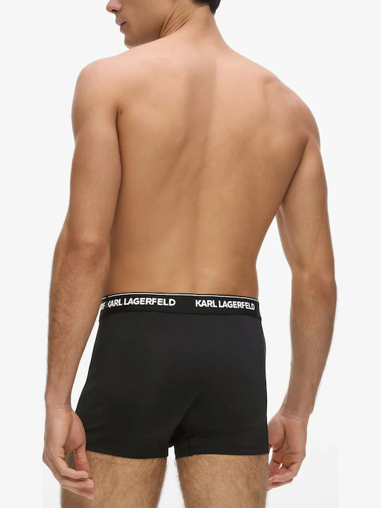 Men's Boxers Black with Printed 3Pack