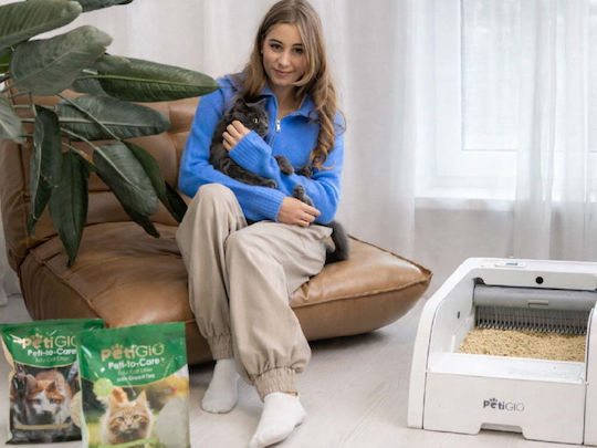 Petigio Пясък за котки Тофу с аромат Natural