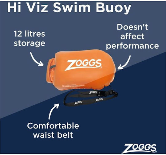 Zoggs Hi Viz Swim Buoy-orange