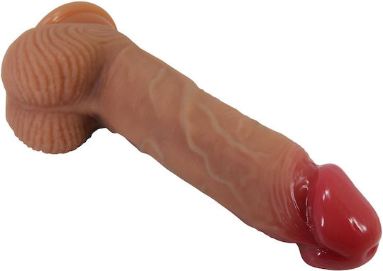 Pretty Love Dildo Realistic Cu Ventuză Maro 20.5cm