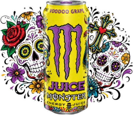 Monster Energy Voodoo Grape Usa 473ml New Flavor