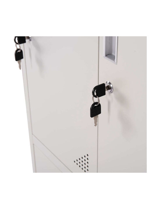 Шкаф Malmoe Метал 90x40x185бр