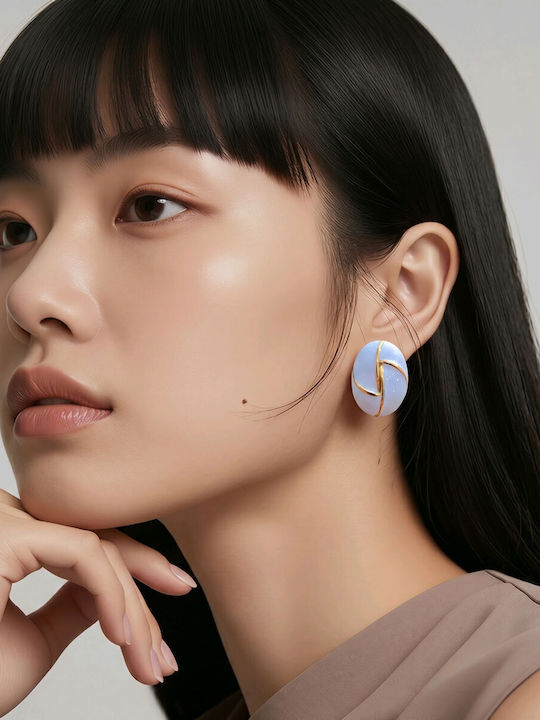 Touch Earrings Made of Steel 24 252 White