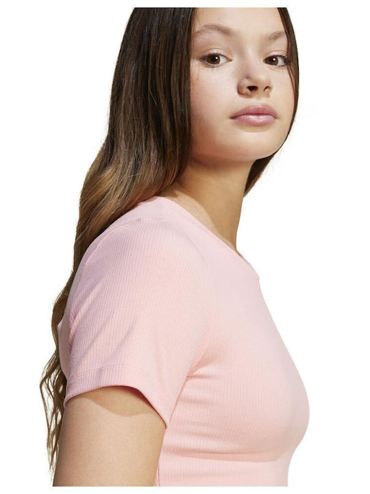 Παιδικό Crop Top Κοντομάνικο Φούξια Originals