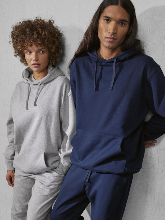 B&C Herren Werbebekleidung Langärmeliges Sweatshirt Radiant Lila