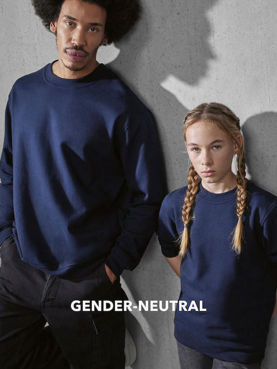 B&C Herren Werbebekleidung Langärmeliges Sweatshirt Radiant Lila