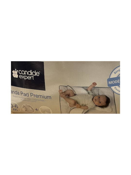 Candide Perna Pentru Bebeluşi Reductor De Pat Panda Pad Premium Pătrat Alb