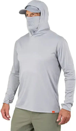 Риболовна блуза Grundens Tough Sun Masked Hoodie Upf 50+ Mist