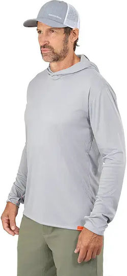 Риболовна блуза Grundens Tough Sun Masked Hoodie Upf 50+ Squall Camo