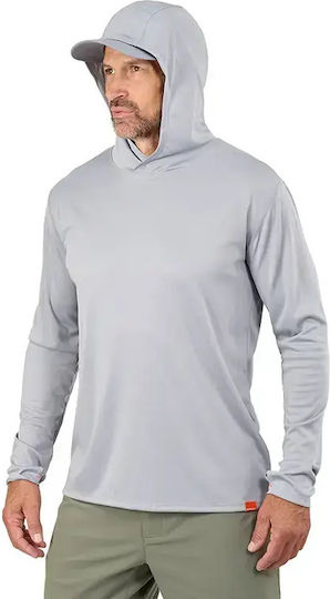 Риболовна блуза Grundens Tough Sun Masked Hoodie Upf 50+ Squall Camo