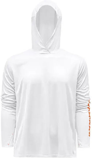 Риболовна блуза Grundens Tough Sun Hoodie Upf 50 Azure