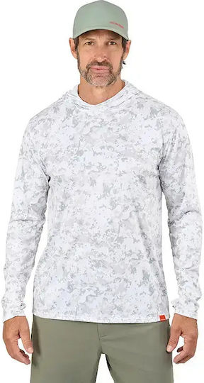 Риболовна блуза Grundens Tough Sun Masked Hoodie Upf 50+ Mist