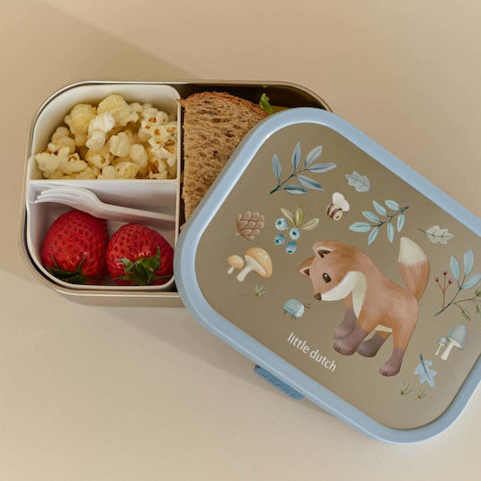 Little Dutch Stainless Steel Kids Food Set Campus Forest Friends