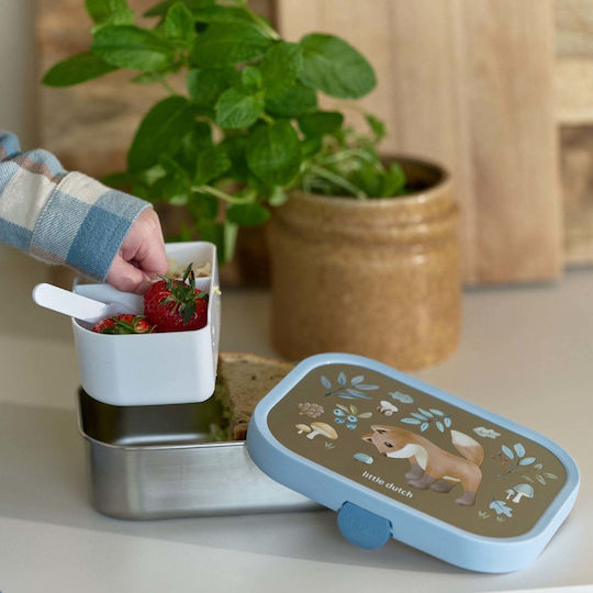 Little Dutch Stainless Steel Kids Food Set Campus Forest Friends