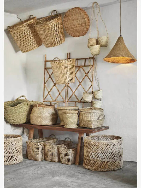 Madam Stoltz Set of 3 Bamboo Decorative Baskets
