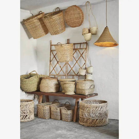Madam Stoltz FN21-2926-S3 Bamboo Decorative Basket