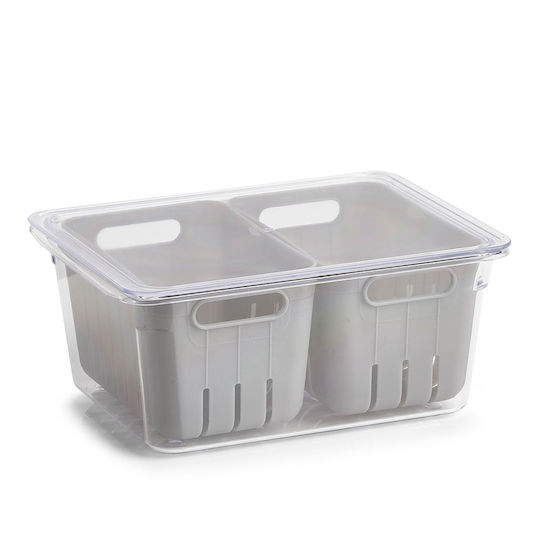 Zeller Recipient Închis Organizatoare Pentru Frigider De Uz General 22.5x17.5x10cm