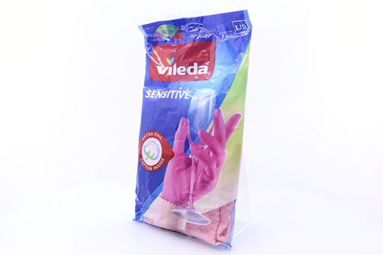 Vileda Vileda Ofenhandschuhe Reinigung Sensitiv Kunststoff Groß Rosa