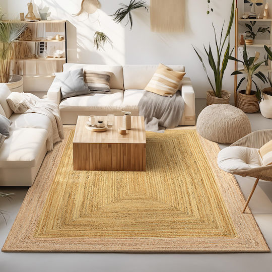 Beauty Home Неплъзгащ Се Килим 65x150см Бежов Жълт