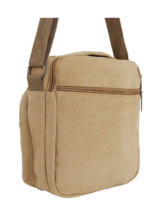 Men's Shoulder / Crossbody Bag Beige
