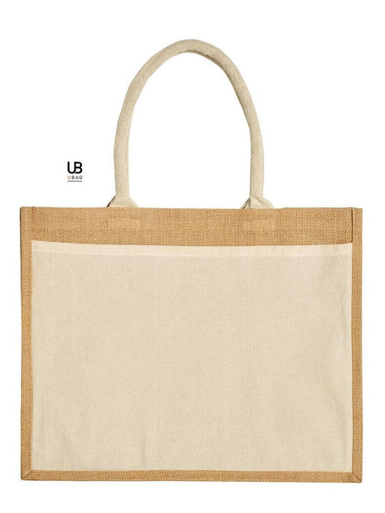 Cairns U-bag Natürliche Stoff Strandtasche Weiß
