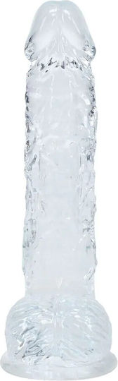 Shots Realistisches Dildo mit Hoden Transparent