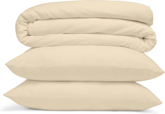 Set Huse Pentru Pilote Simplu 135x200cm Bej