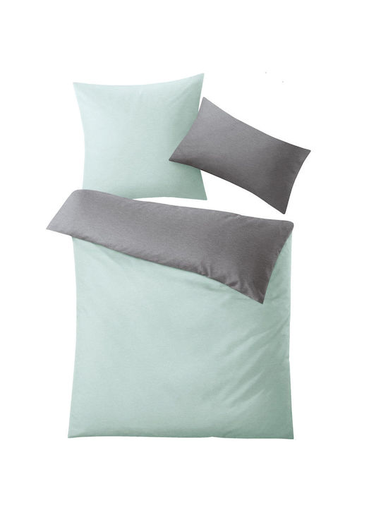 Kleine Wolke Duvet Cover Cotton Single 135x200 Gracia Green