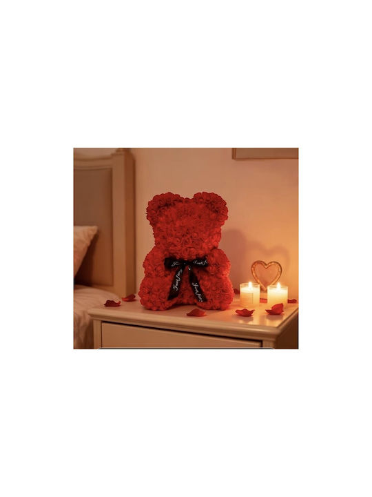 Teddy Bear Red Roses Box