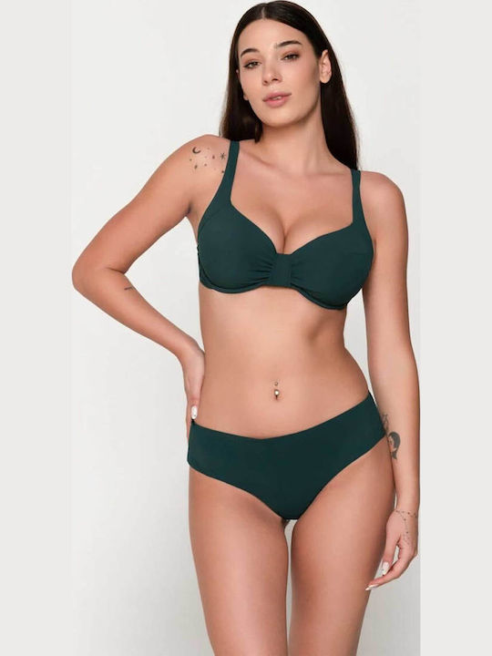 Bikini Bra with Adjustable Straps Blue