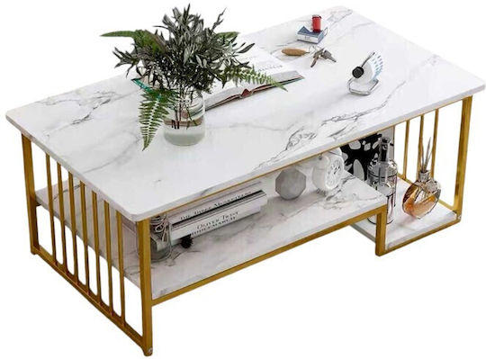 Central Coffee Table White