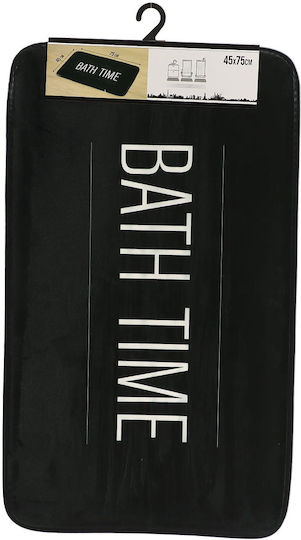 Πατάκι Μπάνιου Microfiber Bath Time AT000130568 Μαύρο 45x75εκ. Πατάκι Μπάνιου Microfiber Bath Time AT000130568 Μαύρο 45x75εκ.