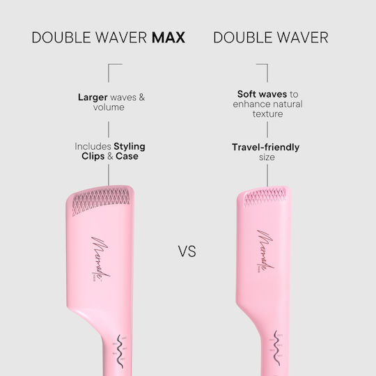 Mermade Hair Double Waver Max Τοστιέρα με Κεραμικές Πλάκες Ionic