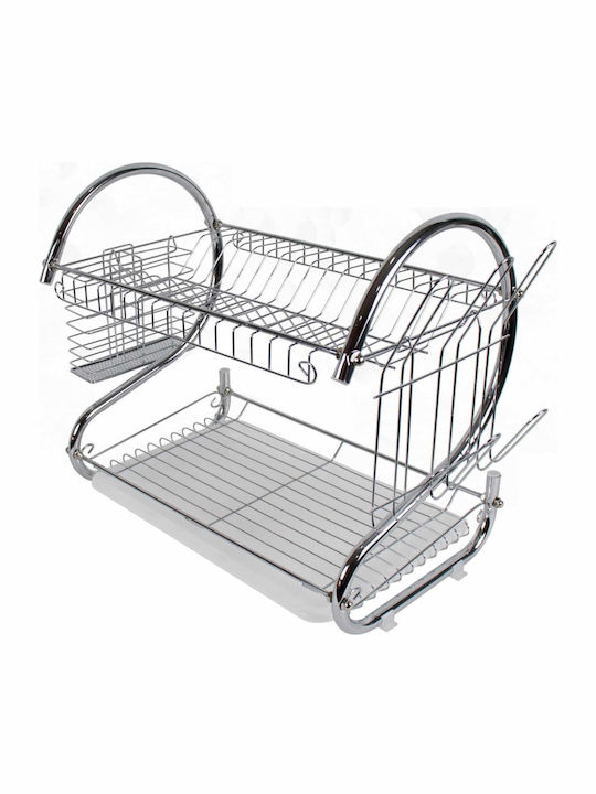 Scurgător de chiuvetă Inox Gri 27x39x39cm