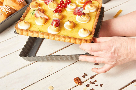De Buyer Bakeware Tin For Tart With Removable Bottom 23x23cm