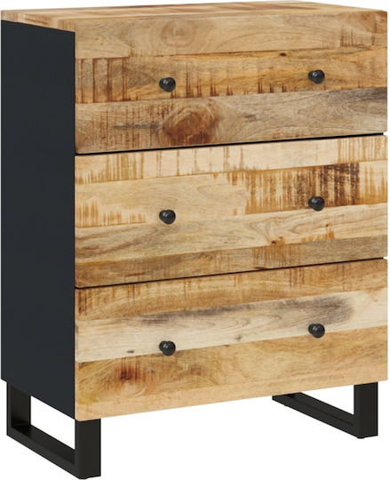 Chest of Drawers Made of Solid Wood 60x33x75cm Chest of Drawers Made of Solid Wood 60x33x75cm