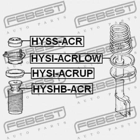 Долна Пералня Задно Окачване Hyundai Accent 00 1999 Ген 55323-22000