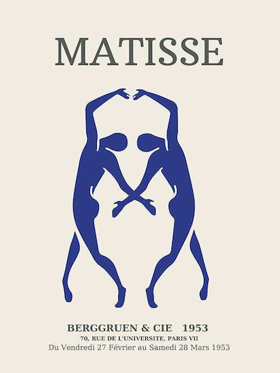 Poster Matisse Berggruen & Cie Art016 40cm X 50cm-55988pd156877