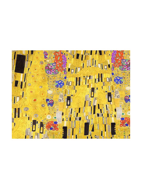 Poster Gustav Klimt Kiss Details Art148 40cm X 50cm Brown Wooden Frame