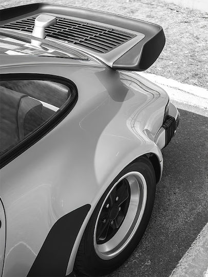 Poster Clasic Porsche Cr051 40cm X 50cm Ramă Albă Din Lemn