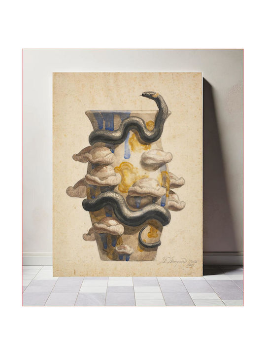 Vase Decorated Gemälde Kunststoff 80x120cm