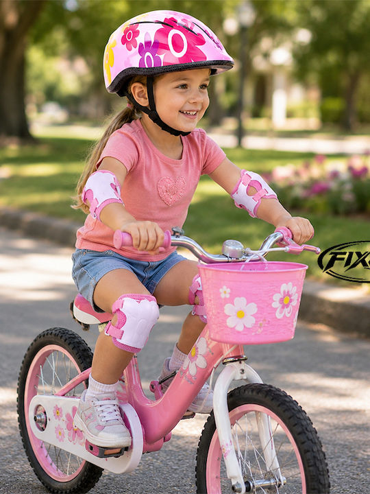 FIXATO Kids Protective Gear Set for Rollers Pink