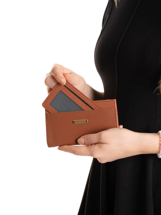 Kleines Damenbrieftasche Braun