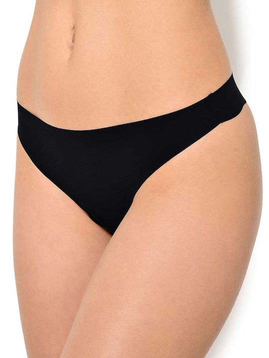 Damen Zeichenfolge Nahtlos Schwarz