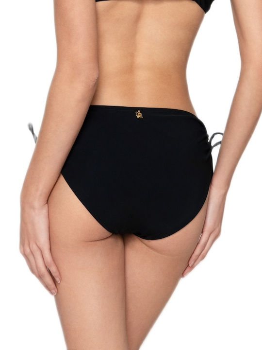 Blue Sense Bikini Slip Ψηλόμεσο Μαύρο