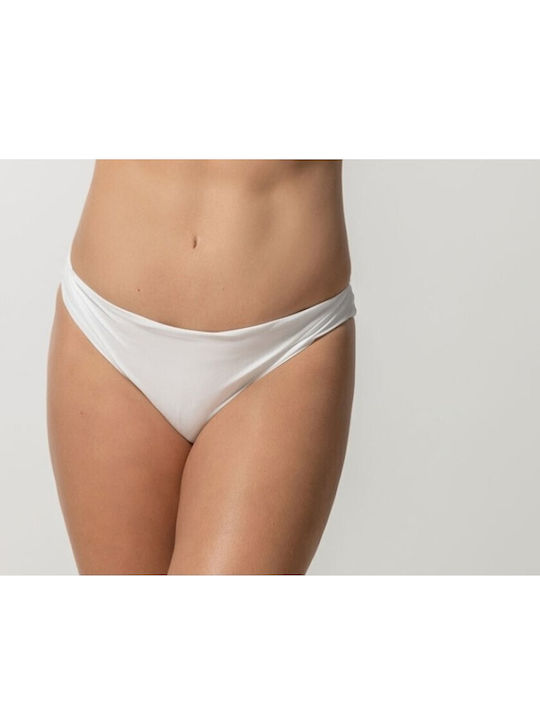 Blue Sense Bikini Slip Alb
